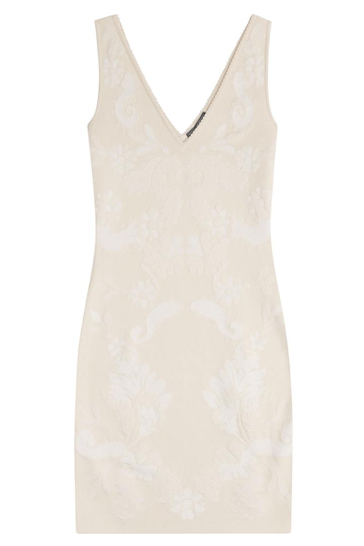 Alexander Mcqueen Alexander Mcqueen Cotton-viscose Blend Mini-dress