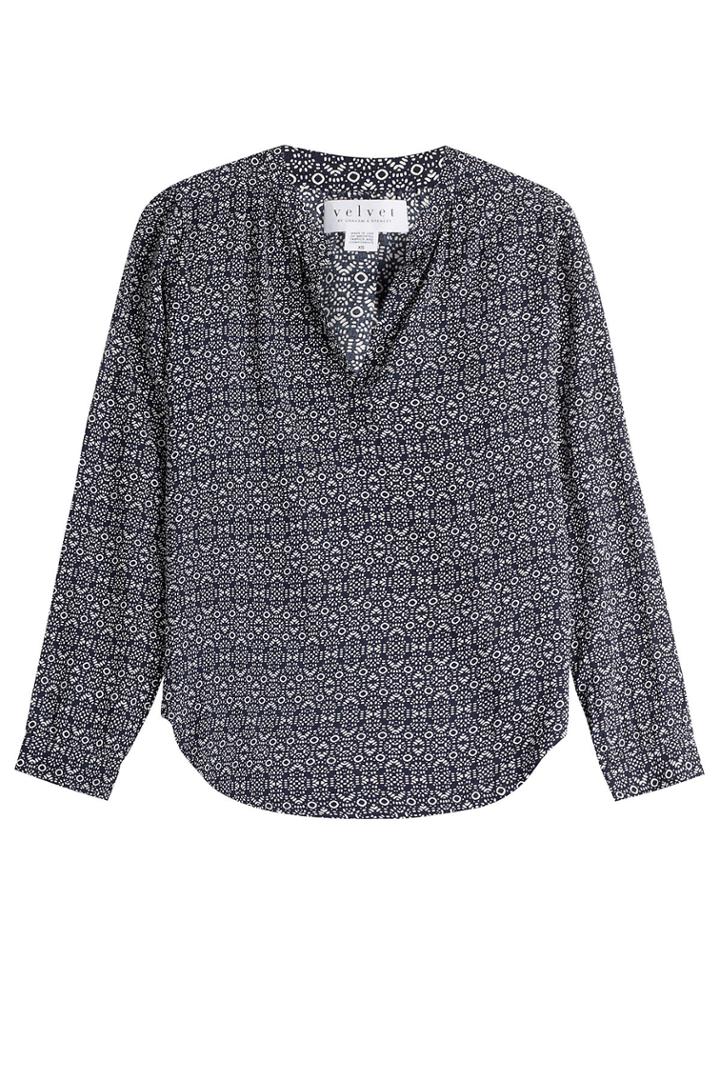 Velvet Velvet Printed Tunic Top - Multicolor