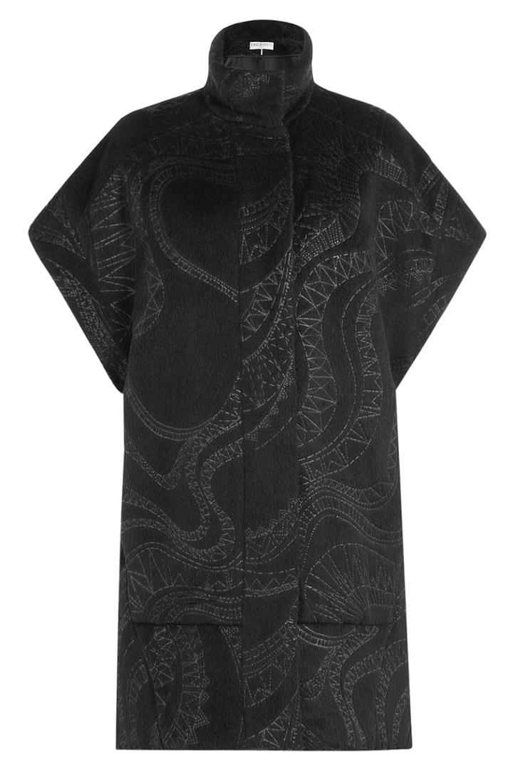 Emilio Pucci Emilio Pucci Evening Coat With Alpaca And Virgin Wool - Black