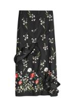 Marques' Almeida Marques' Almeida Embroidered Slip Skirt With Cut-out Front