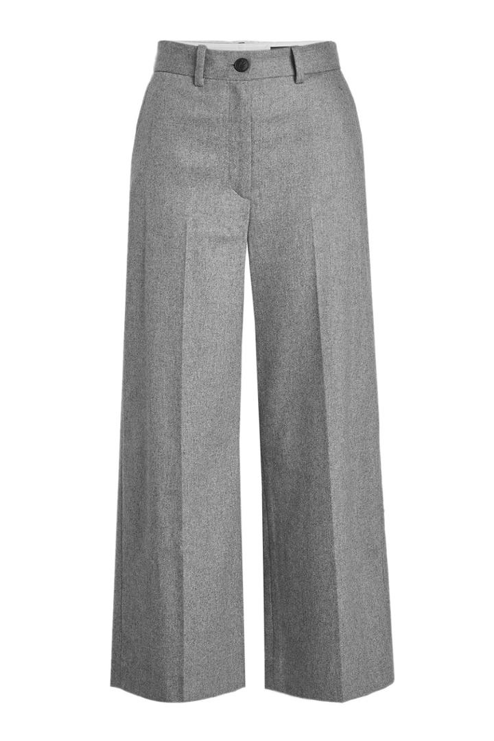 Rag & Bone Rag & Bone Cropped Wide Leg Pants With Wool