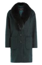 Steffen Schraut The Stylish Fur Collar Coat With Wool