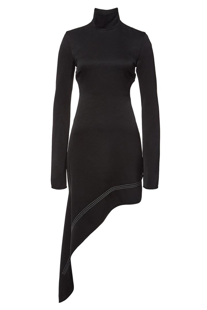 Ellery Ellery Bauhaus Asymmetric Dress With Cutout Back