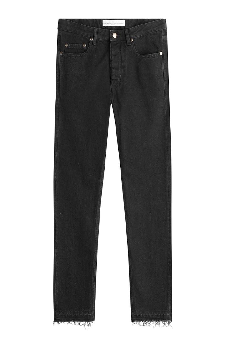 Golden Goose Golden Goose Jeans With Frayed Hems - Black