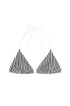 La Perla La Perla Striped Triangle Bikini Top