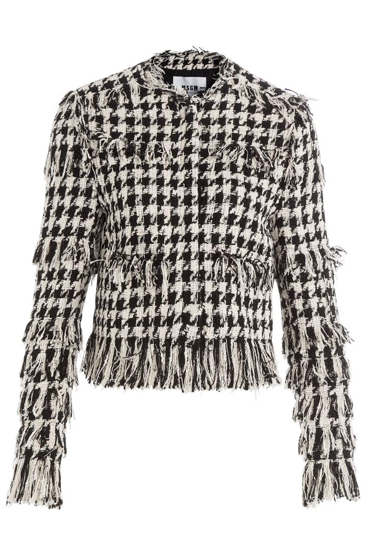 Msgm Msgm Fringed Jacket