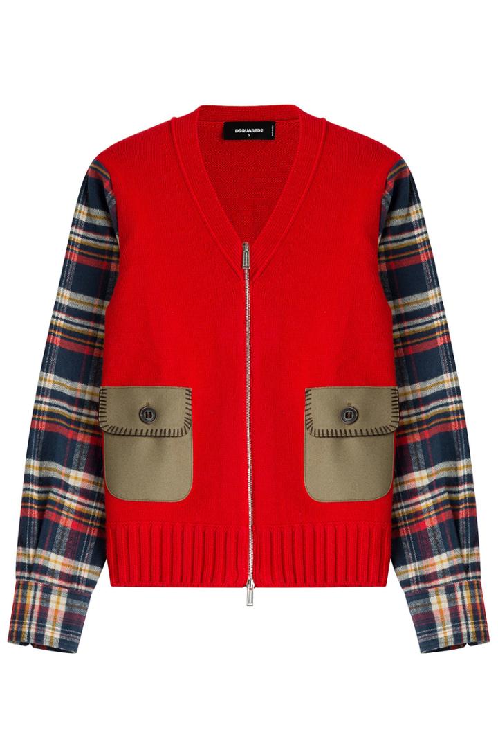 Dsquared2 Dsquared2 Cotton And Virgin Wool Cardigan - None
