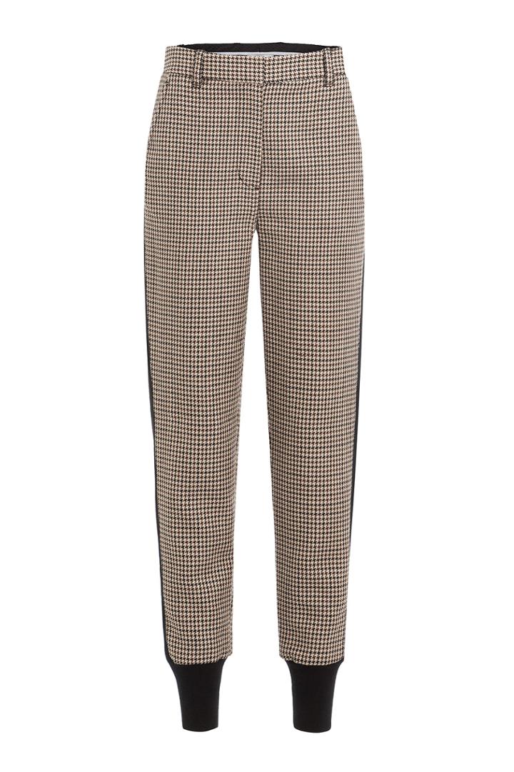 3.1 Phillip Lim 3.1 Phillip Lim Printed Wool Pants With Cuffed Ankles - Multicolor