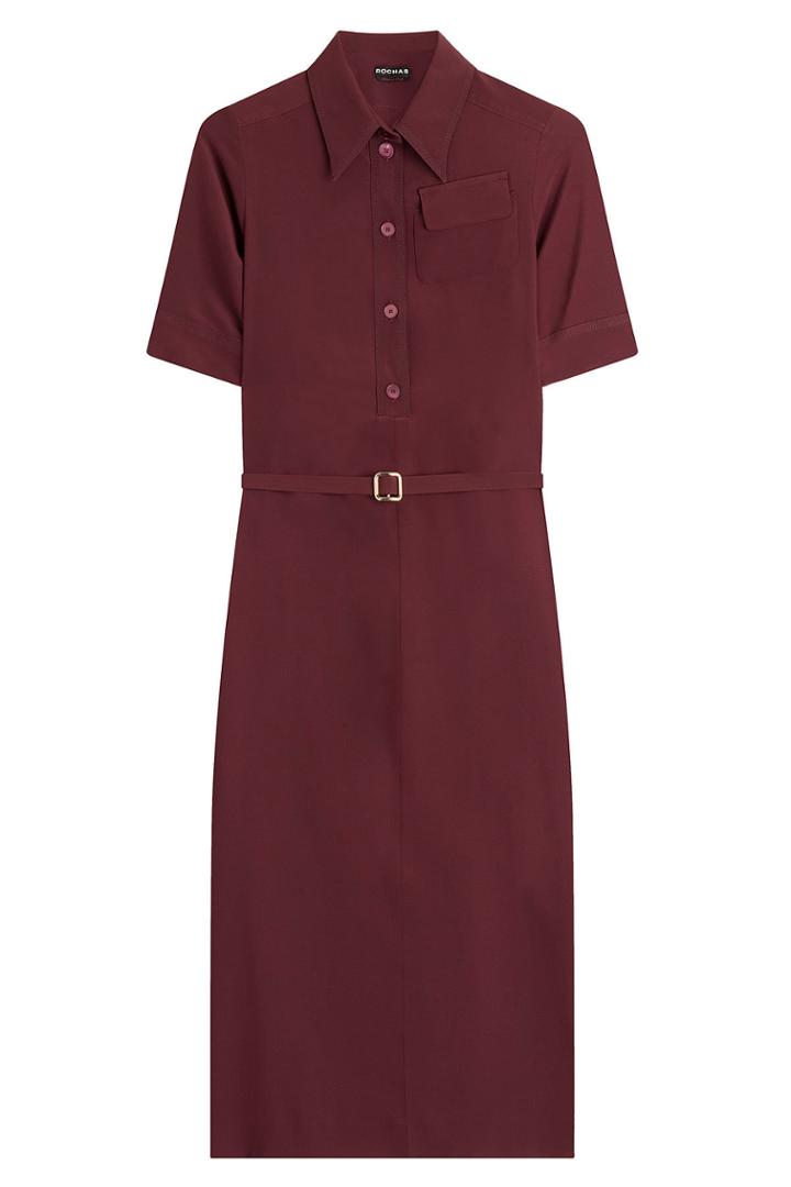 Rochas Rochas Silk Shirt Dress