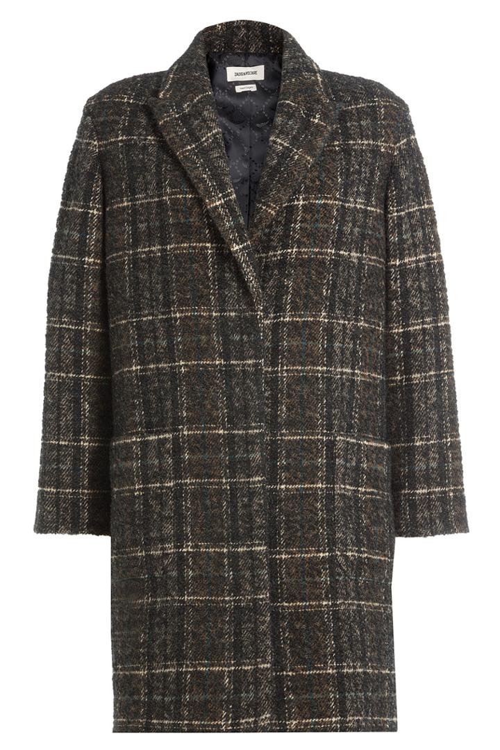 Zadig & Voltaire Zadig & Voltaire Printed Coat With Wool And Alpaca - Multicolor