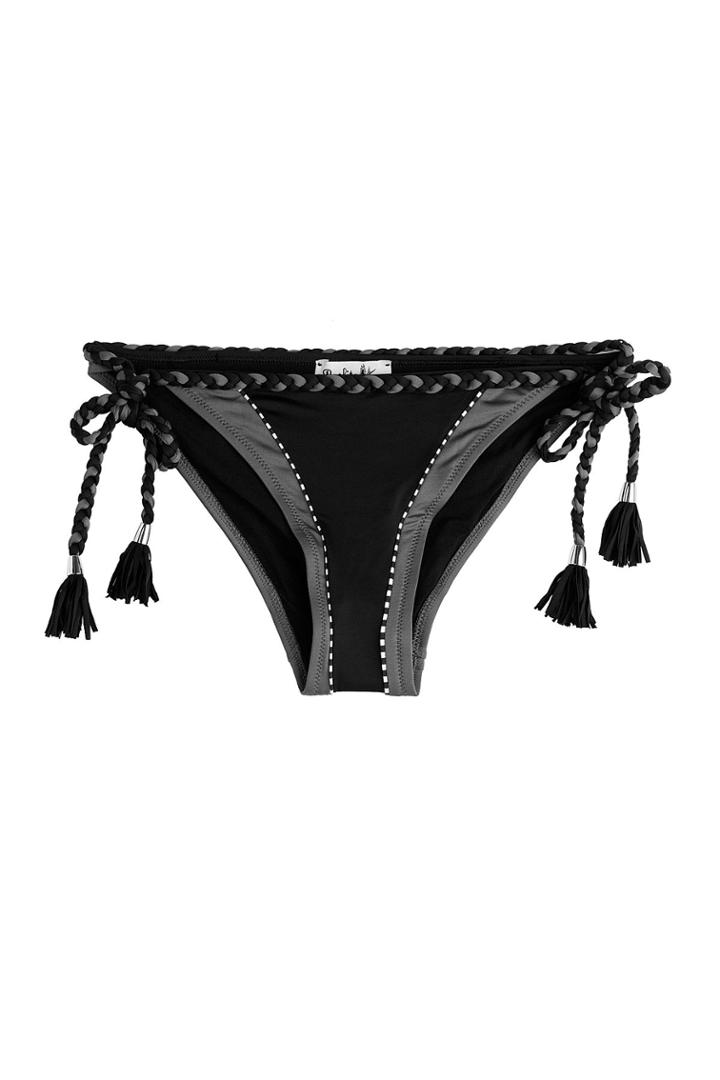 Paolita Paolita Bikini Bottoms With Tassels - Black