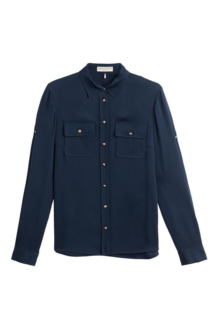 Emilio Pucci Stretch Silk Shirt