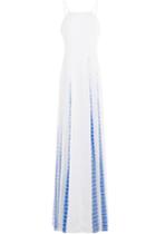 Kenzo Kenzo Floor Length Dress With Printed Pleats