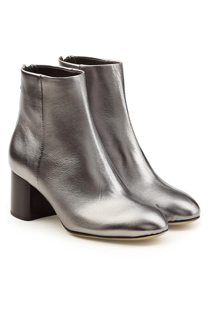 Rag & Bone Rag & Bone Metallic Leather Ankle Boots
