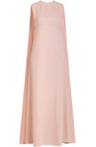 Valentino Silk Dress With Cape