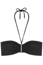 Heidi Klum Heidi Klum Bandeau Bikini Top - Black
