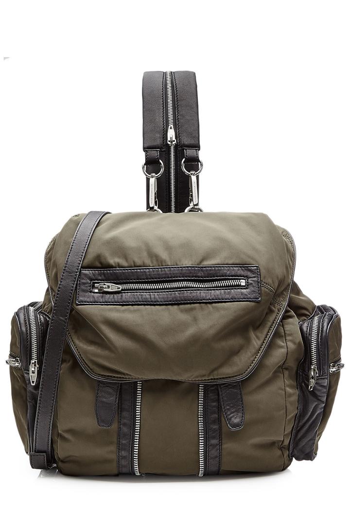 Alexander Wang Alexander Wang Nylon/leather Multi-function Backpack - Green