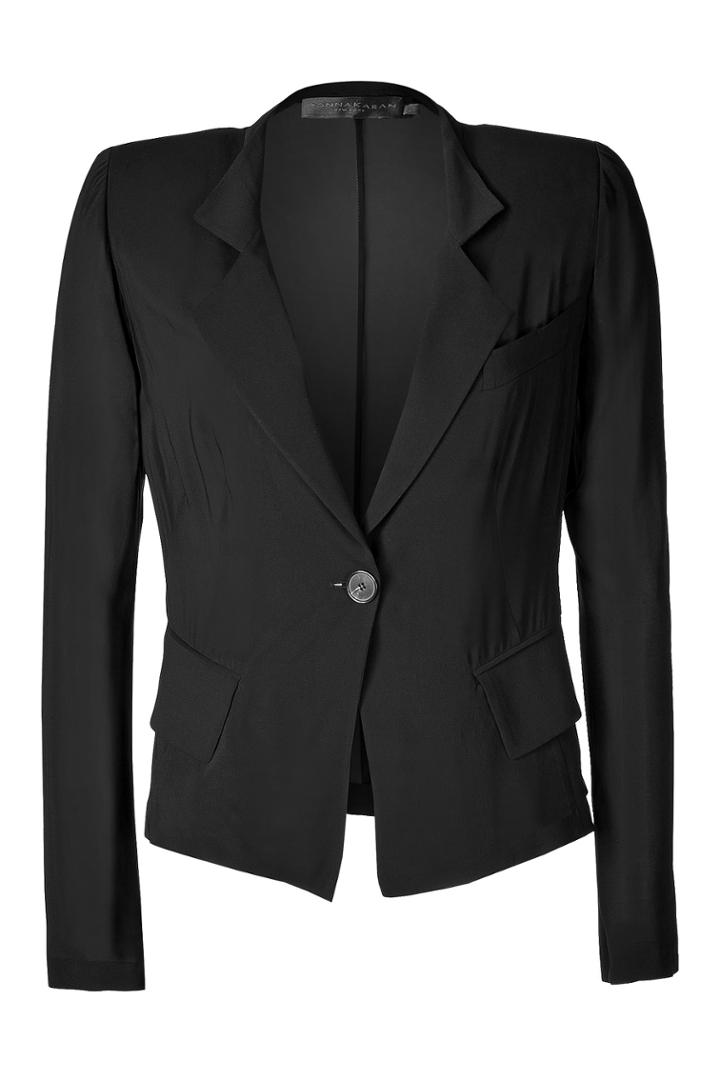 Donna Karan New York Donna Karan New York Bold Shoulder Blazer - Black