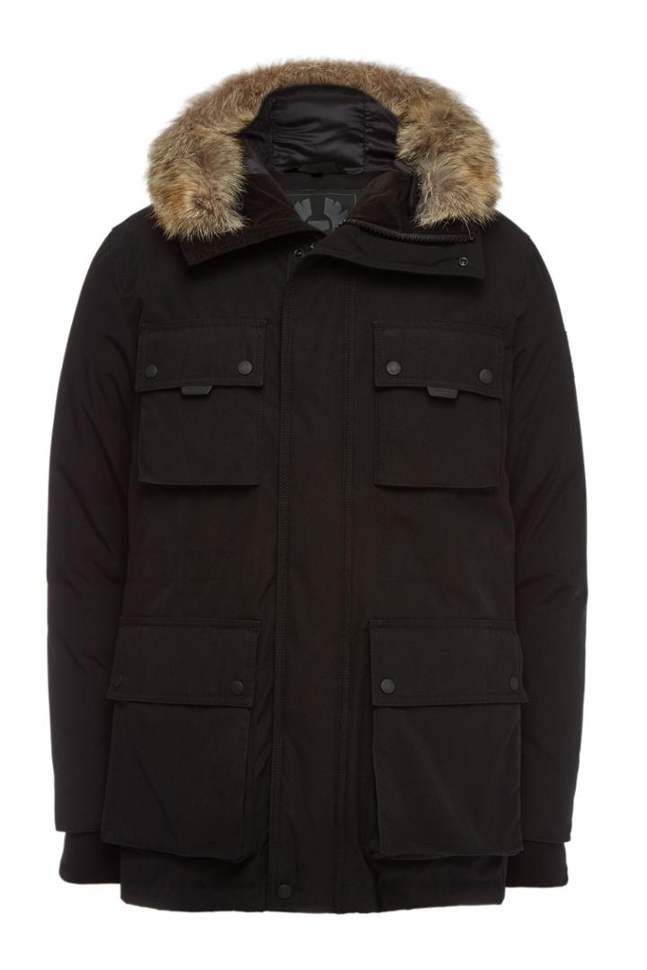 Belstaff Belstaff Trialmaster Expedition Down Parka With Fur-trimmed Hood