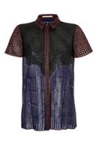 Marco De Vincenzo Marco De Vincenzo Textured Colorblock Shirt
