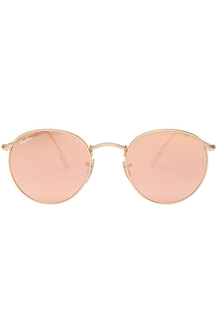 Ray-ban Ray-ban Rb3447 Round Sunglasses - Beige