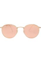 Ray-ban Ray-ban Rb3447 Round Sunglasses - Beige