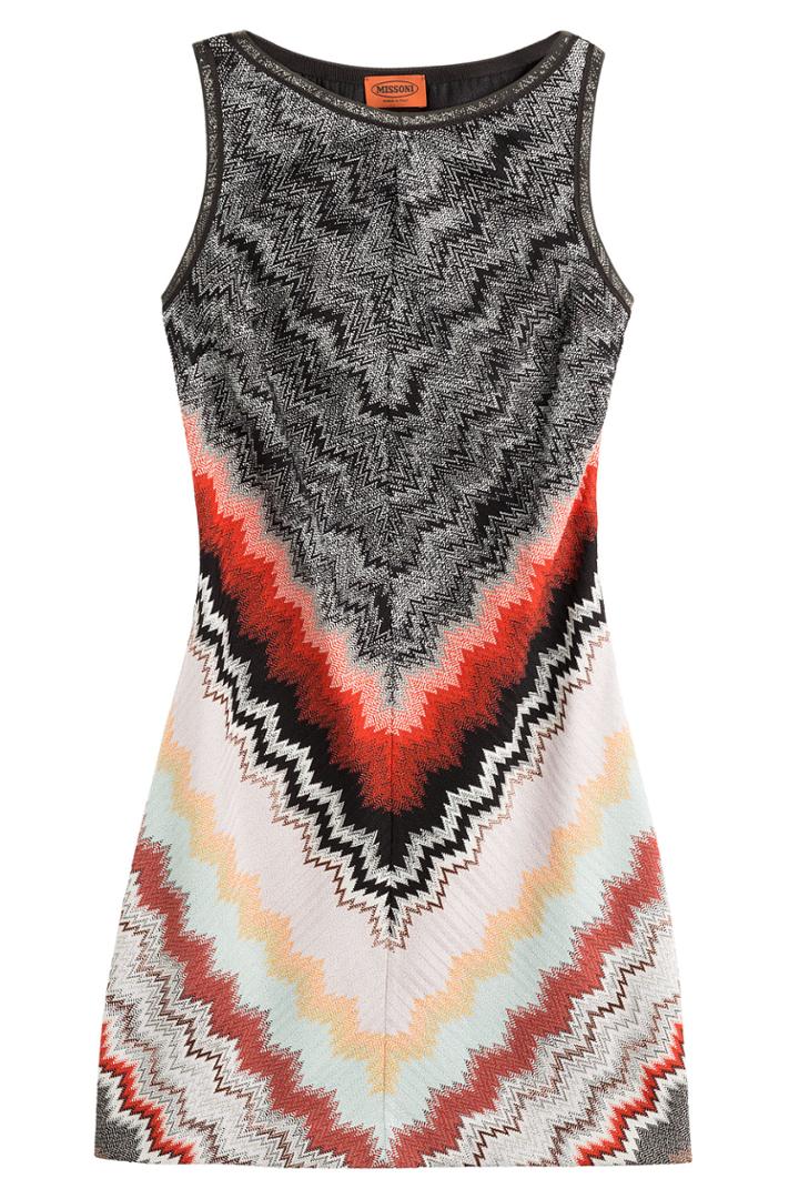 Missoni Missoni Crochet Knit Mini Dress - Multicolor