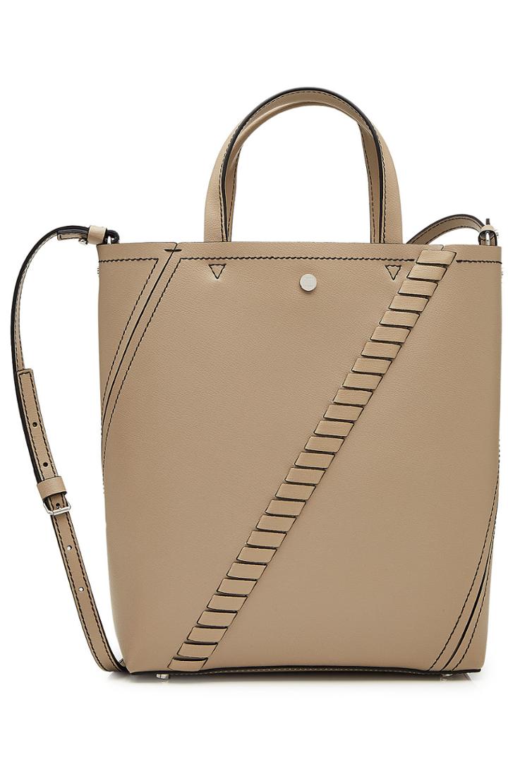 Proenza Schouler Proenza Schouler Mini Hex Leather Tote With Shoulder Strap