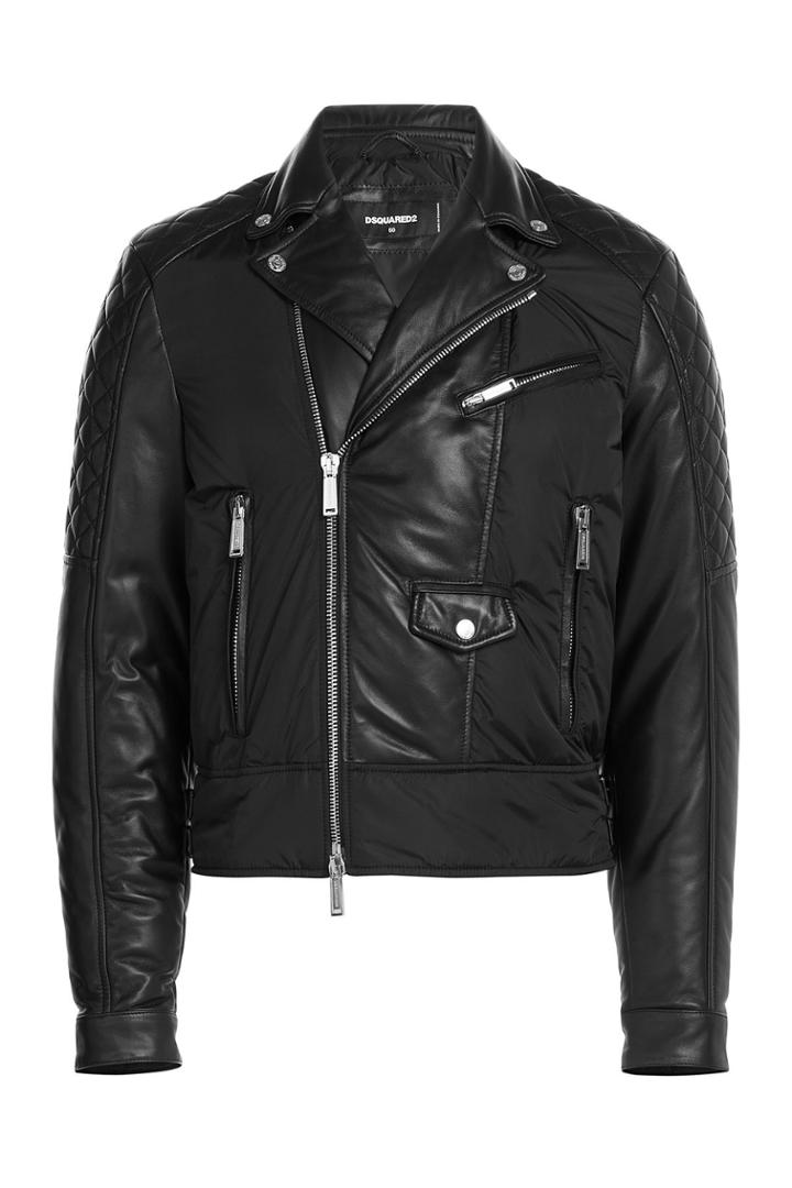 Dsquared2 Dsquared2 Leather Biker Jacket