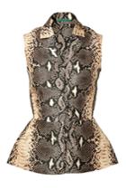 Emilia Wickstead Emilia Wickstead Snake-print Silk Top - None