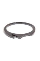 Lynn Ban Lynn Ban Black Rhodium Bracelet 3 With Black Diamonds