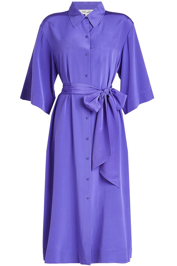 Diane Von Furstenberg Diane Von Furstenberg Silk Shirt Dress