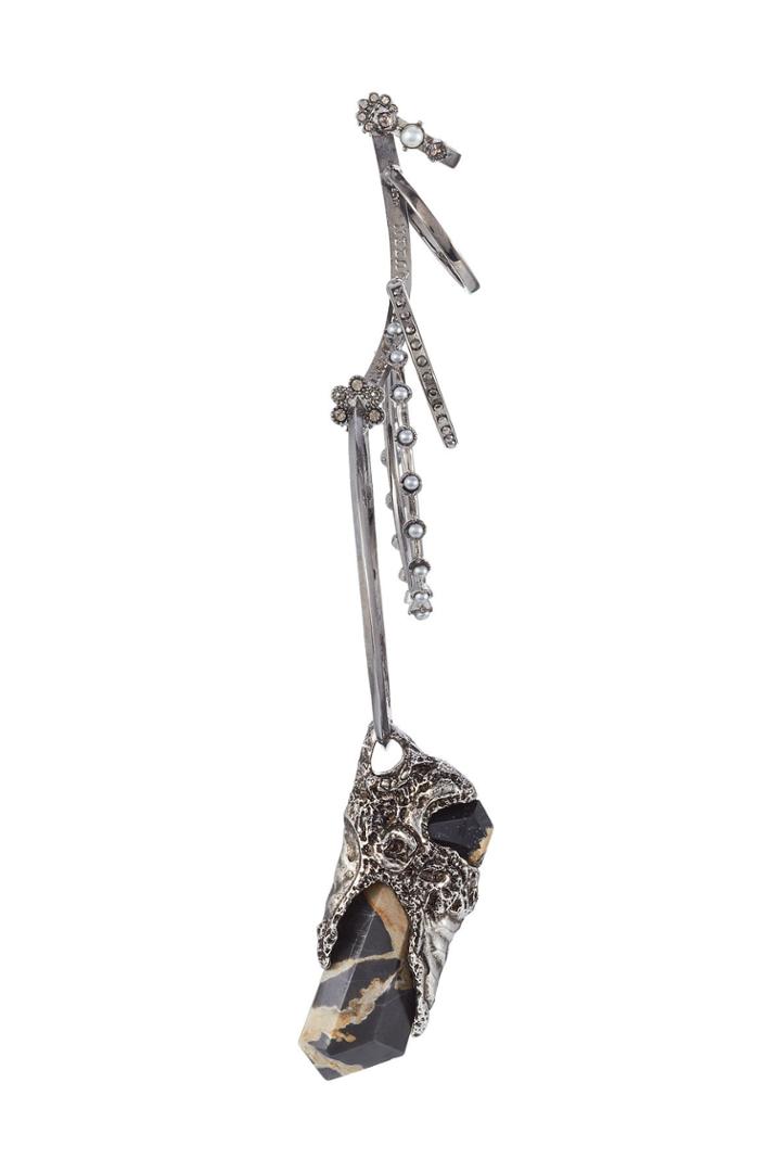 Alexander Mcqueen Alexander Mcqueen Embellished Earring With Stone
