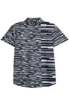 Jil Sander Navy Printed Cotton Shirt Dress