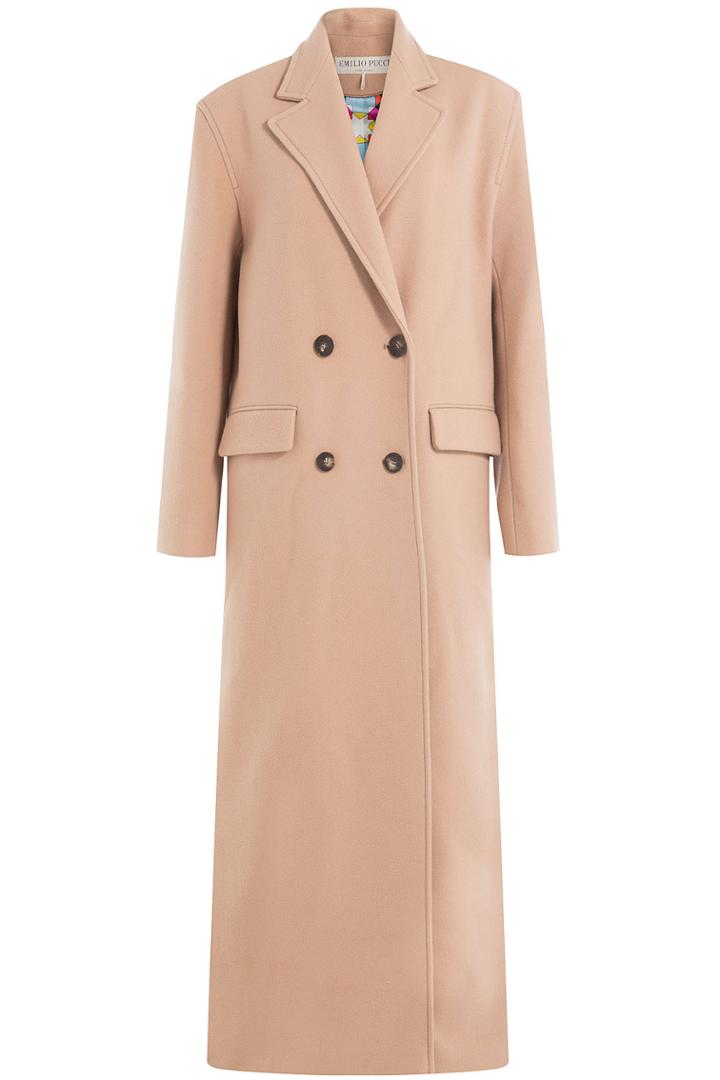 Emilio Pucci Emilio Pucci Virgin Wool Coat With Cashmere - Camel