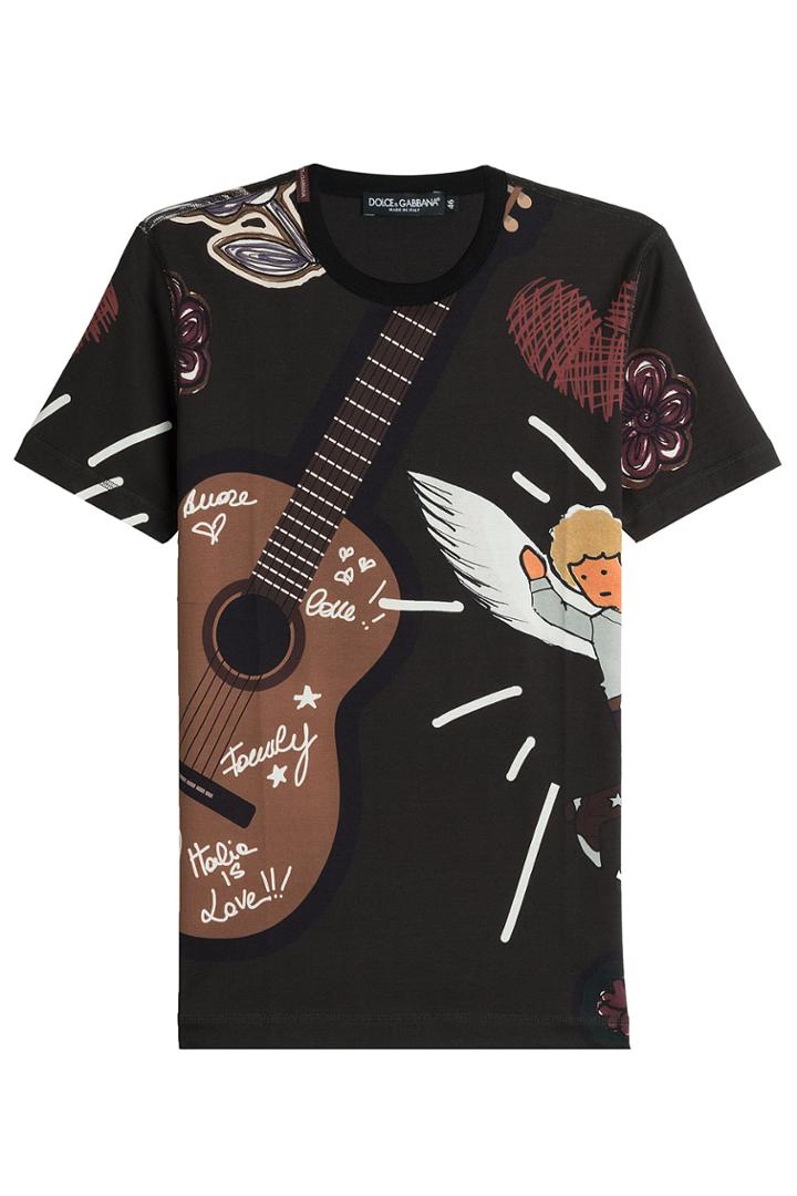 Dolce & Gabbana Dolce & Gabbana Printed Cotton T-shirt - Multicolor