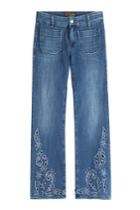 Seafarer Seafarer Lord Jim Cropped Jeans With Cut-out Detail - None