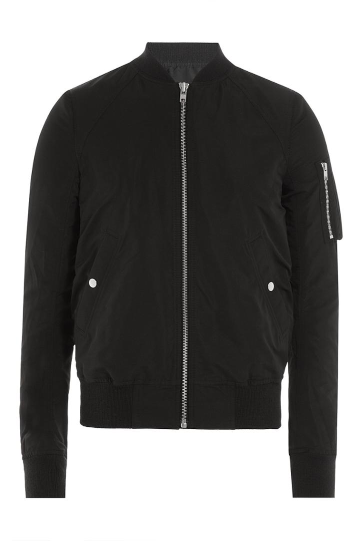 Rick Owens Men Rick Owens Men Bomber Jacket - Black