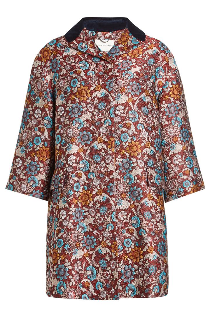 Mary Katrantzou Mary Katrantzou Embroidered Coat With Silk