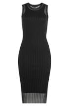 Alexander Wang Knitted Dress With Sheer Inserts