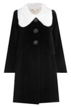Marc Jacobs Marc Jacobs Velvet Coat With Mink Fur Collar