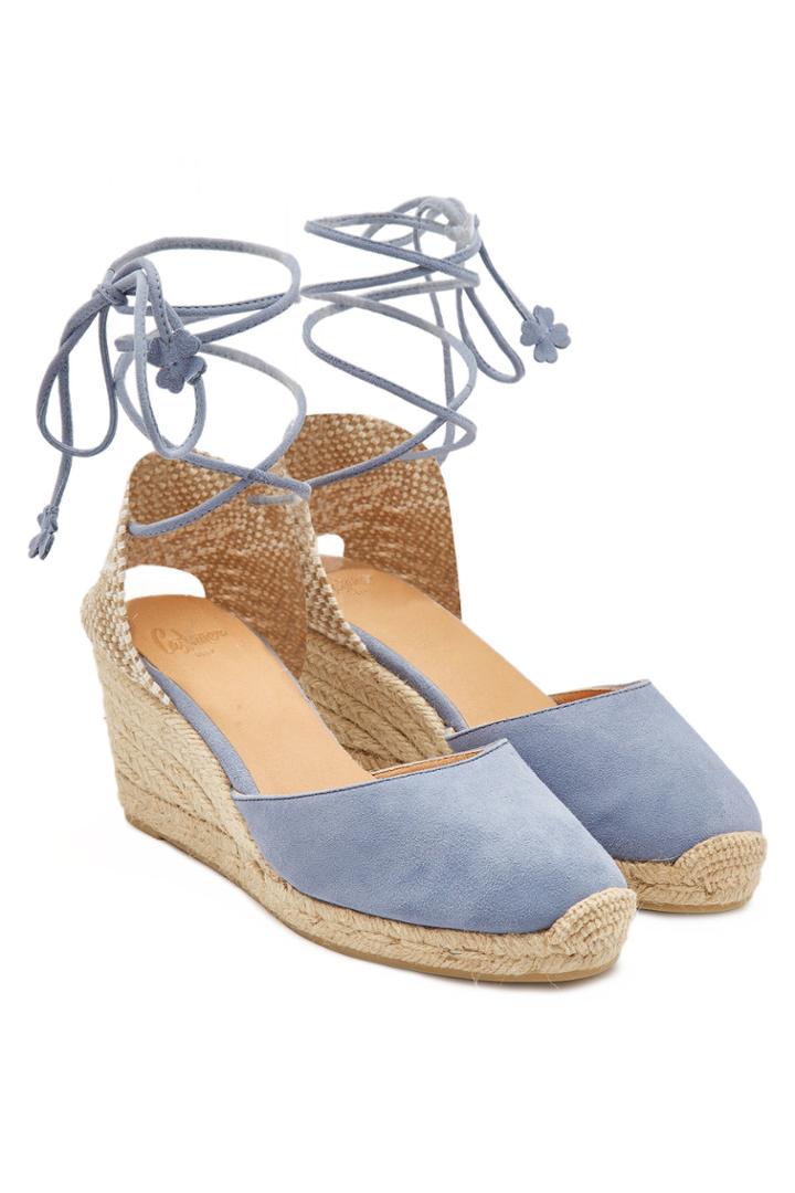 Castañer Castañer Carina 60 Canvas Wedge Espadrilles With Suede