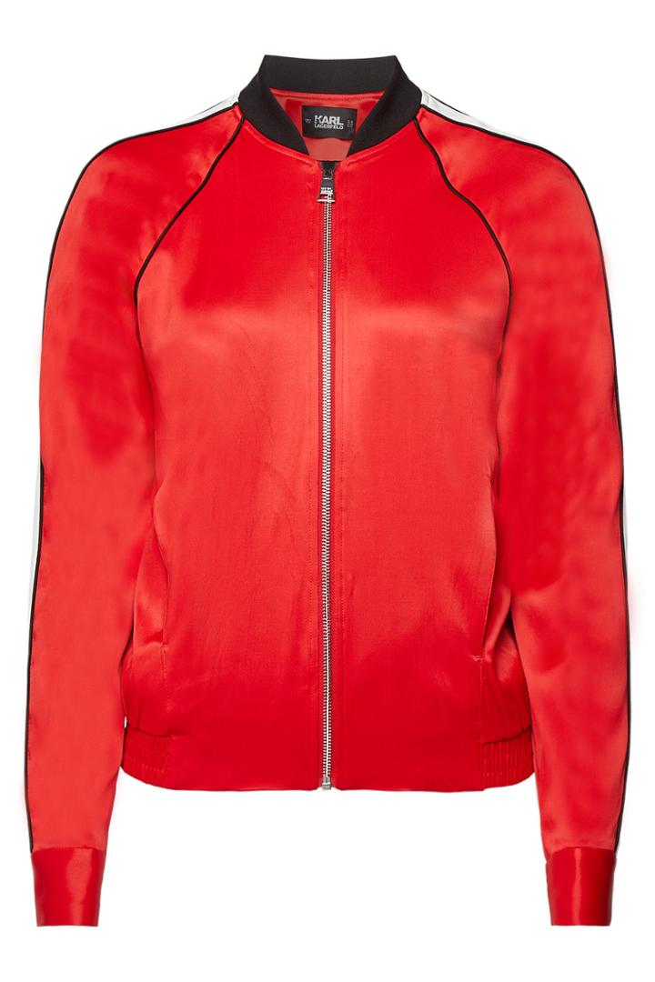 Karl Lagerfeld Karl Lagerfeld Bomber Jacket With Sequins