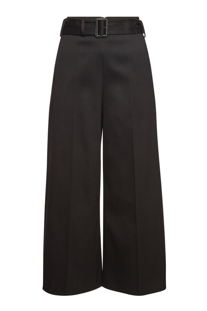 Boss Boss Trimie Wide Leg Cotton Pants