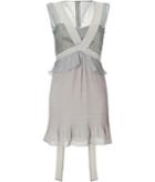 Vanessa Bruno Silk Chiffon Draped Dress