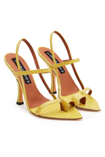 Y/project Y/project Embossed Leather Sandals