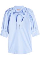 Maggie Marilyn Maggie Marilyn You Lift Me Up Striped Cotton Blouse