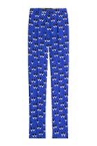 Etro Etro Printed Crepe Pants - Blue