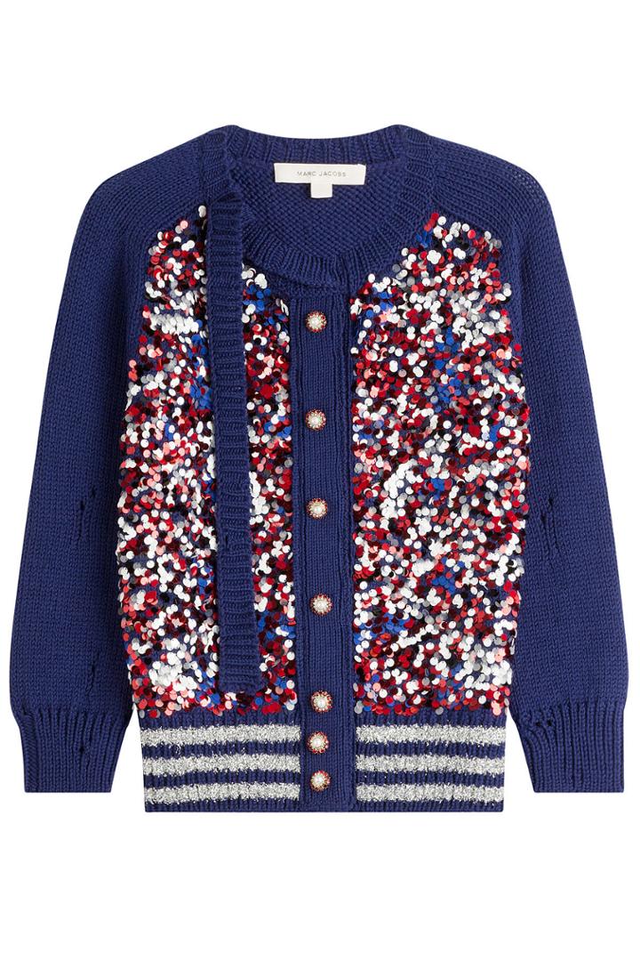 Marc Jacobs Marc Jacobs Sequin Wool-blend Cardigan
