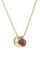 Marc Jacobs Marc Jacobs Strawberry Coin Necklace - Gold